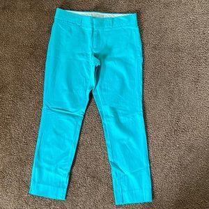 Banana Republic Sloan Fit Teal Pants